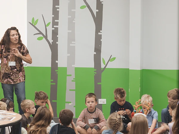 A group of excited kids screaming A group of excited kids screaming